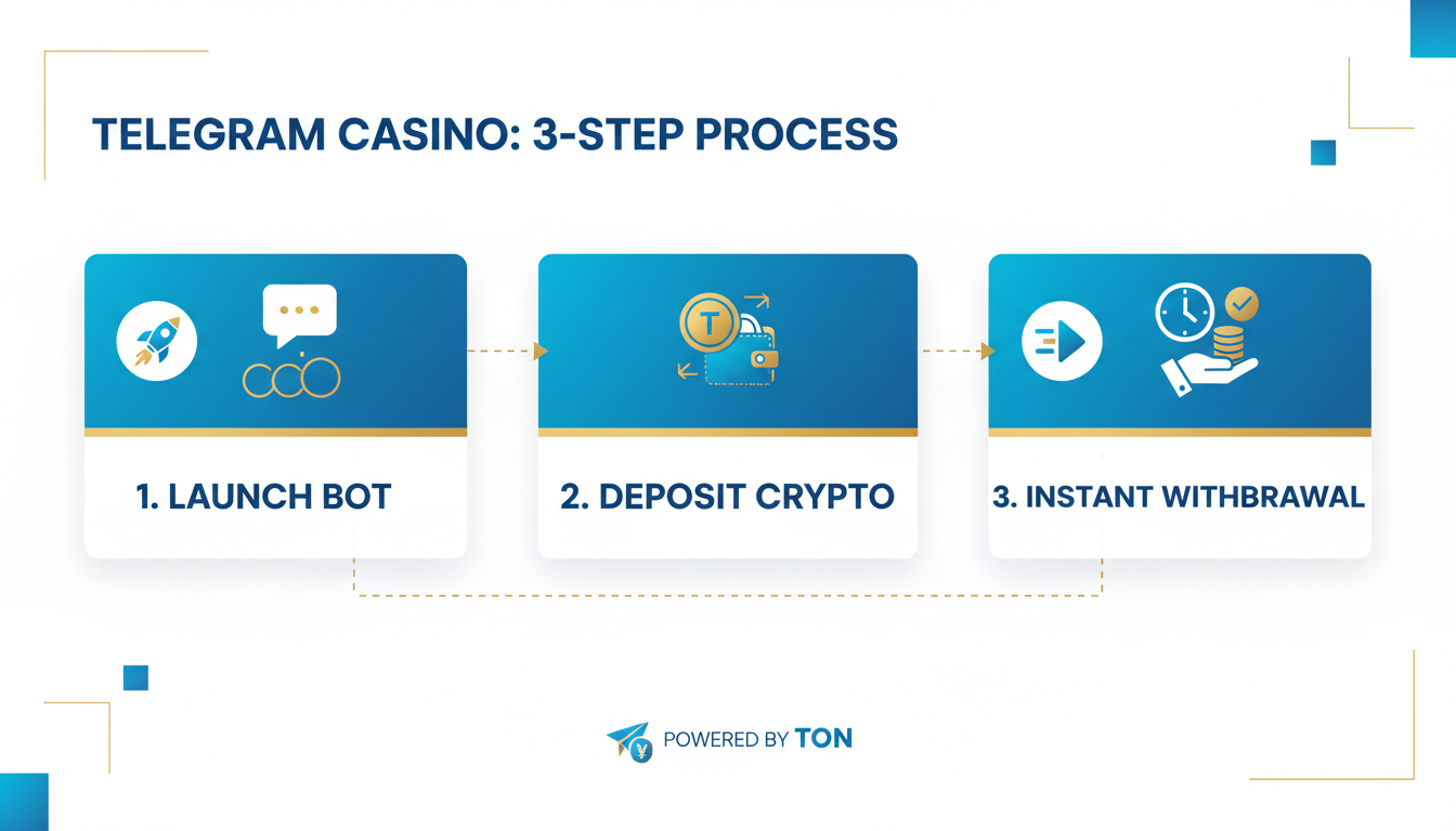 Infografika przedstawiająca proces wpłaty i wypłaty w kasynie Jetton